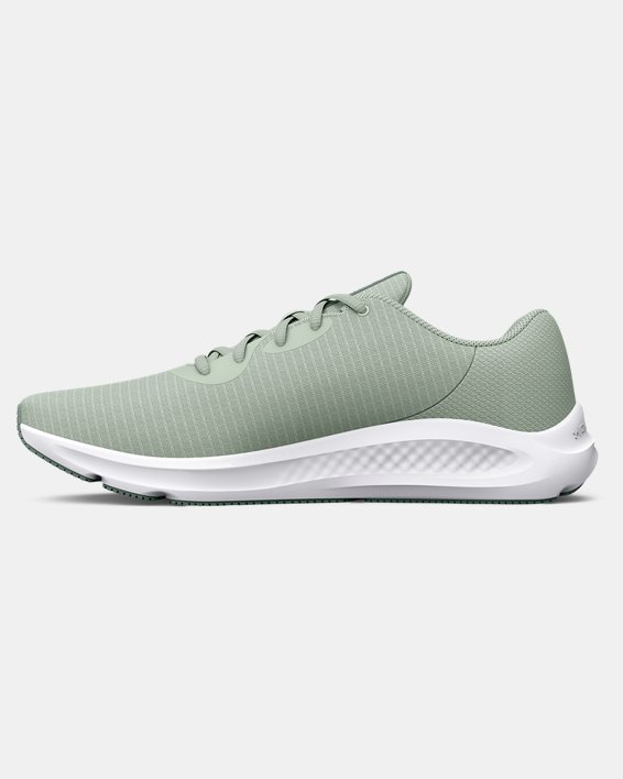 Women's UA Charged Pursuit 3 Tech Running Shoes in Green image number 1